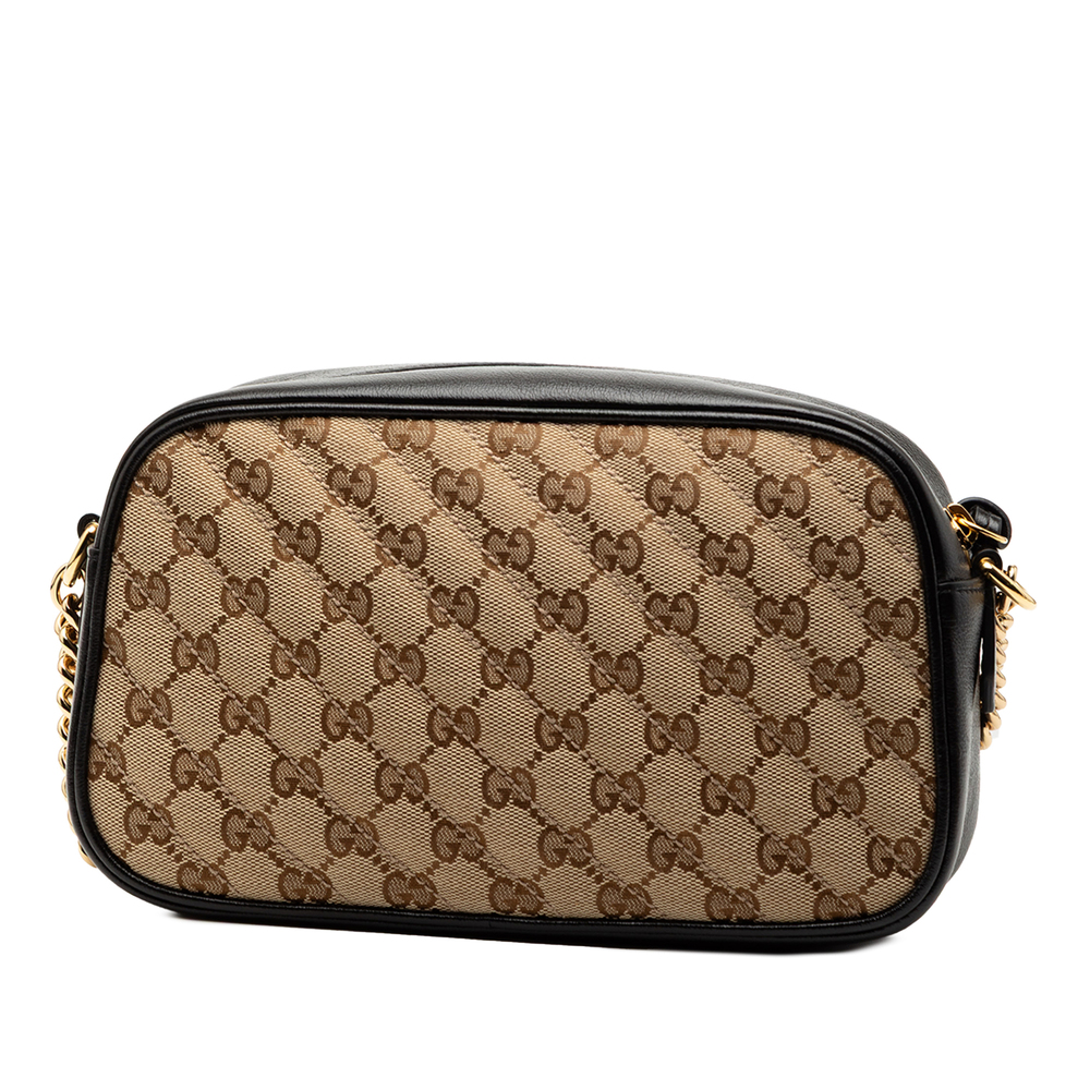 Pre-Loved Gucci Small GG Marmont Matelasse GG Canvas and Leather Crossbody - Picture 2 of 8